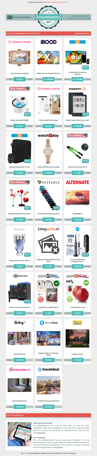 Beste Asda, alle dagaanbiedingen van zondag 15 februari