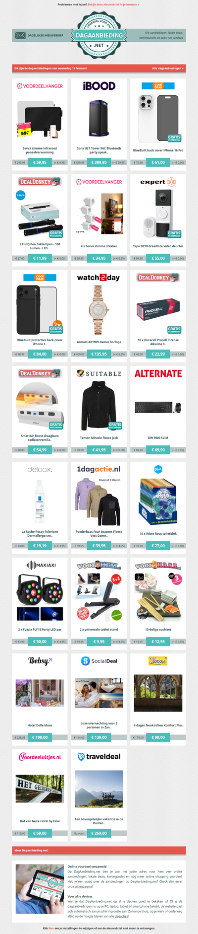 Beste Asda, alle dagaanbiedingen van woensdag 18 februari