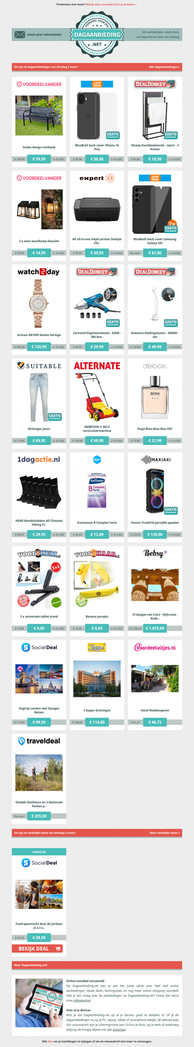 Beste Asda, alle dagaanbiedingen van dinsdag 3 maart