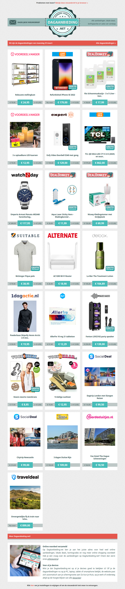 Beste Asda, alle dagaanbiedingen van maandag 23 maart