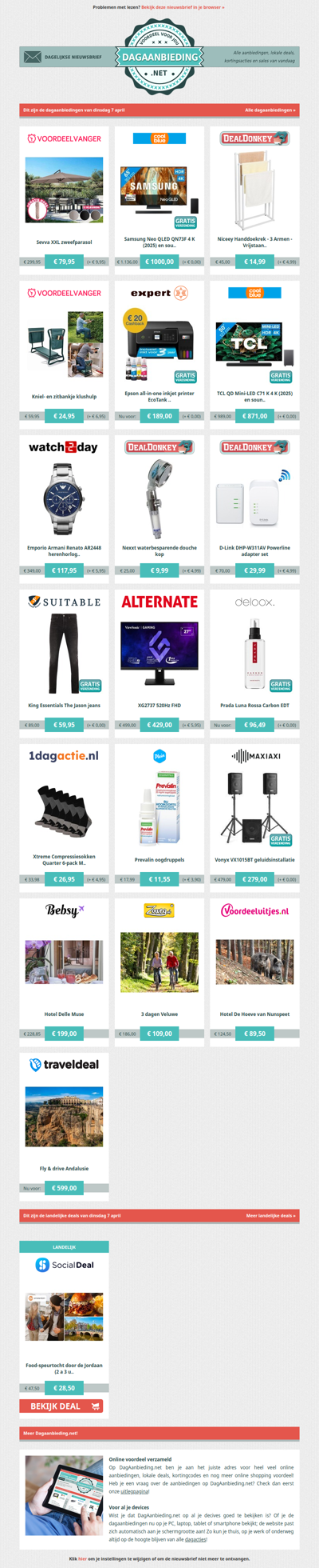 Beste Asda, alle dagaanbiedingen van dinsdag 7 april