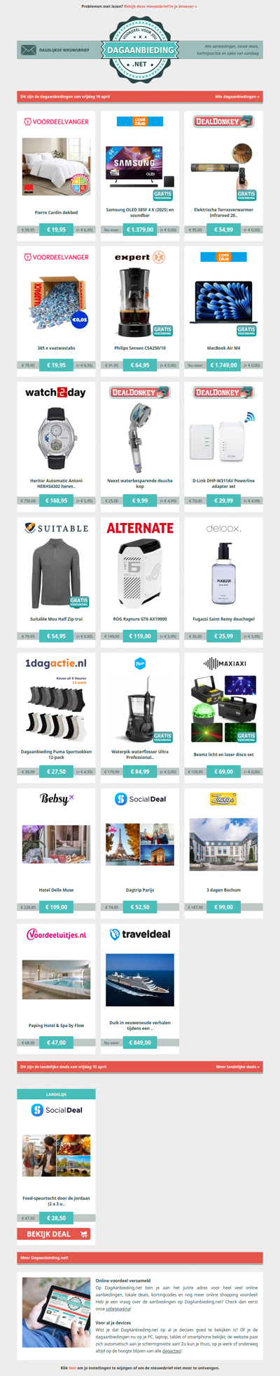 Beste Asda, alle dagaanbiedingen van vrijdag 10 april