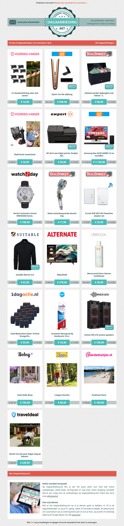 Beste Asda, alle dagaanbiedingen van woensdag 15 april