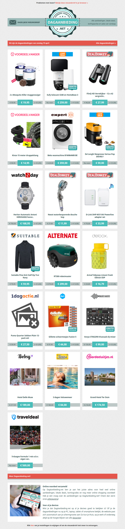 Beste Asda, alle dagaanbiedingen van zondag 19 april