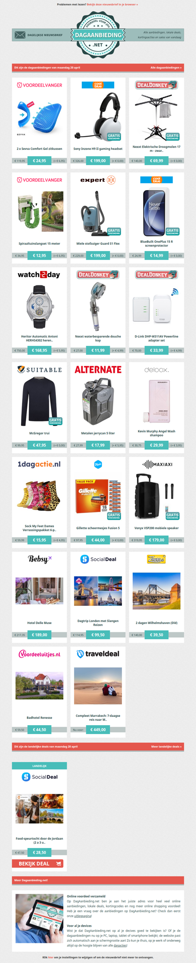 Beste Asda, alle dagaanbiedingen van maandag 20 april