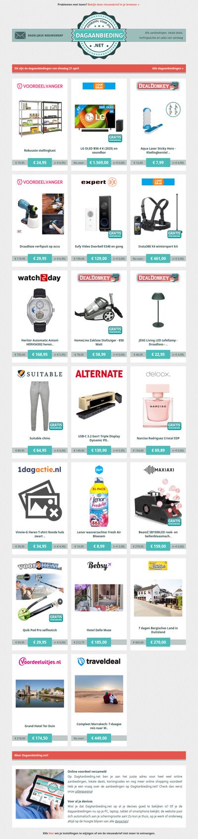 Beste Asda, alle dagaanbiedingen van dinsdag 21 april