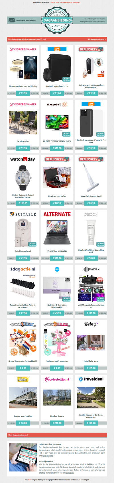 Beste Asda, alle dagaanbiedingen van zaterdag 25 april