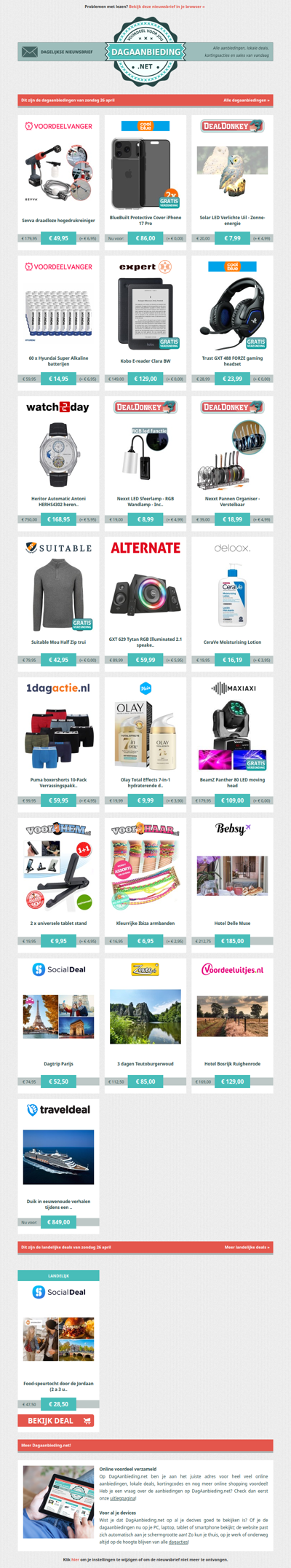 Beste Asda, alle dagaanbiedingen van zondag 26 april