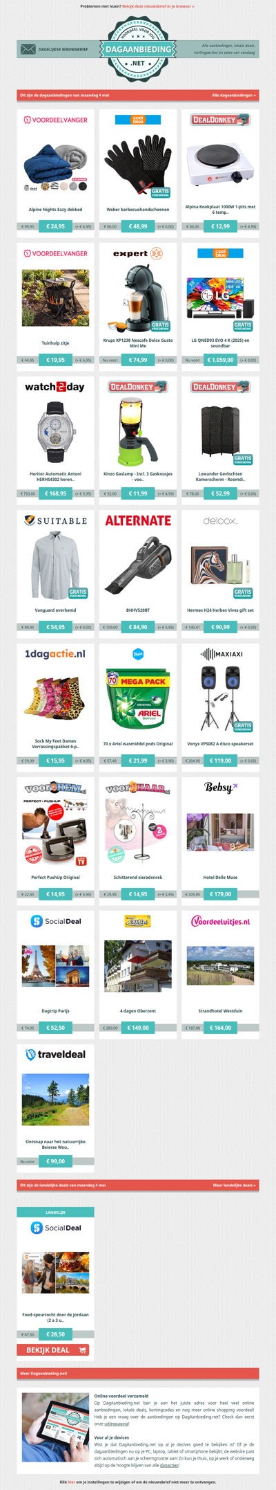 Beste Asda, alle dagaanbiedingen van maandag 4 mei
