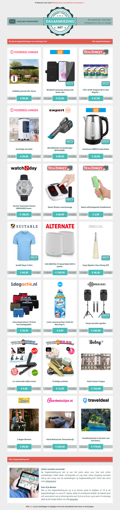 Beste Asda, alle dagaanbiedingen van zaterdag 9 mei
