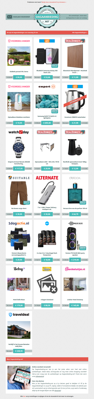 Beste Asda, alle dagaanbiedingen van maandag 25 mei
