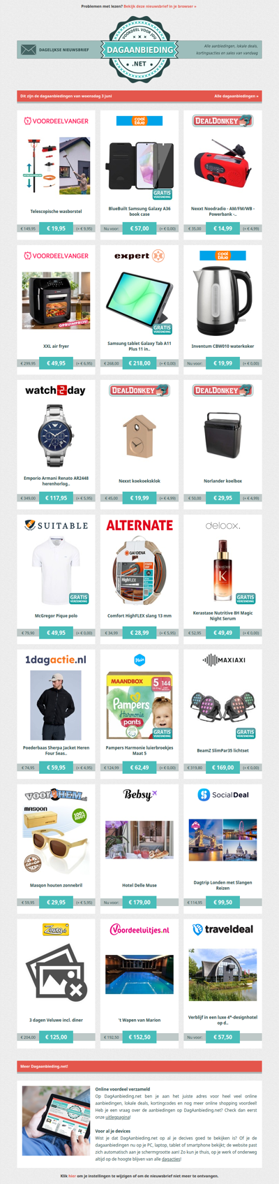 Beste Asda, alle dagaanbiedingen van woensdag 3 juni