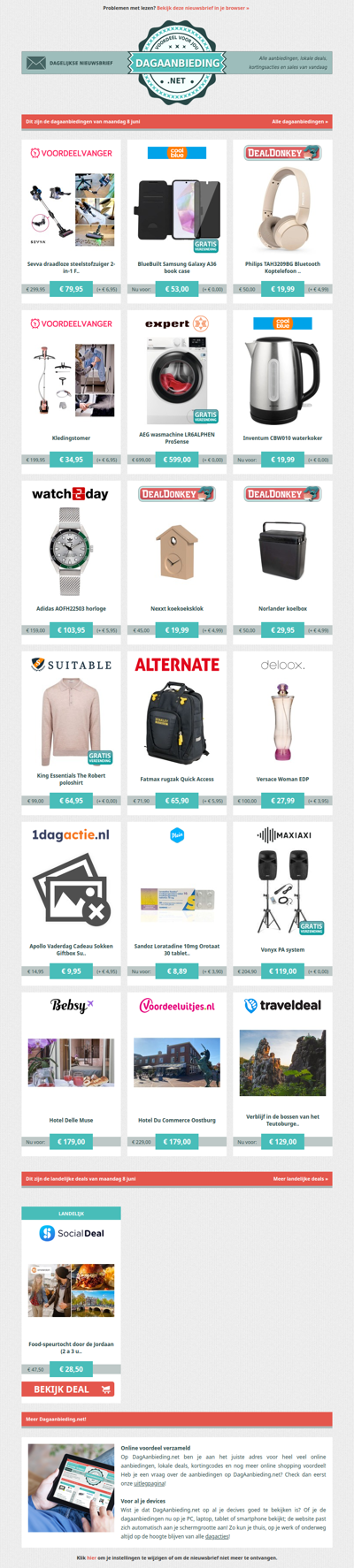 Beste Asda, alle dagaanbiedingen van maandag 8 juni