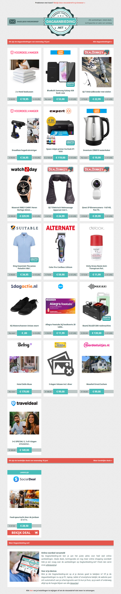 Beste Asda, alle dagaanbiedingen van woensdag 10 juni