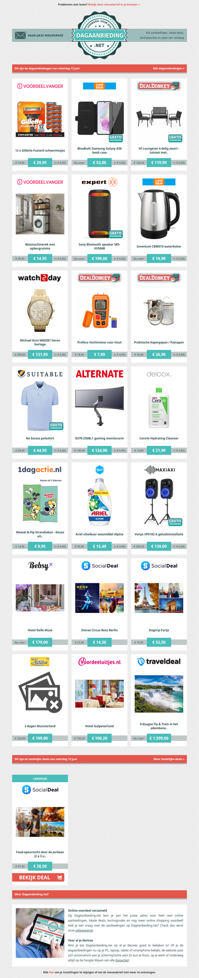 Beste Asda, alle dagaanbiedingen van zaterdag 13 juni