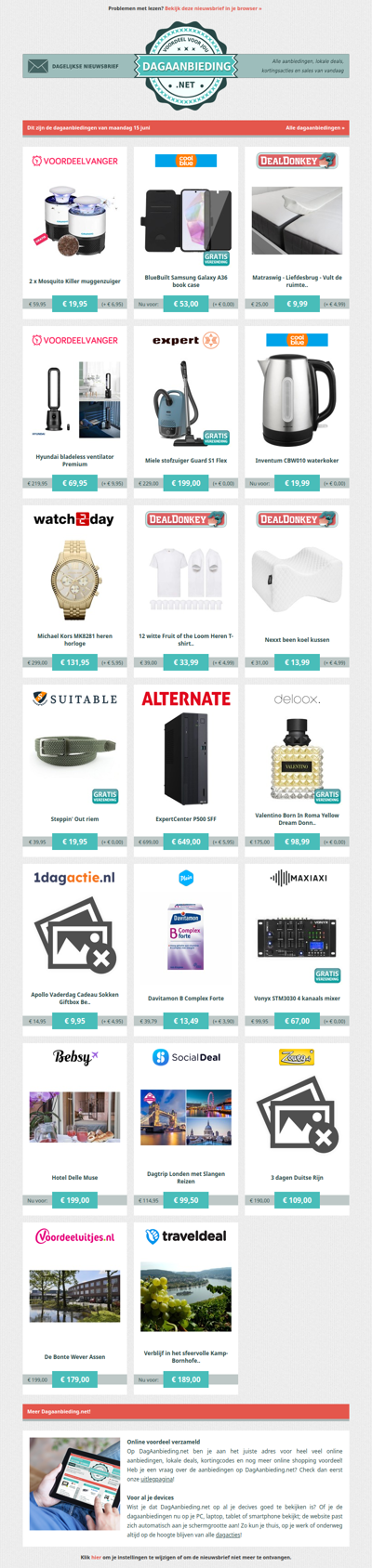 Beste Asda, alle dagaanbiedingen van maandag 15 juni
