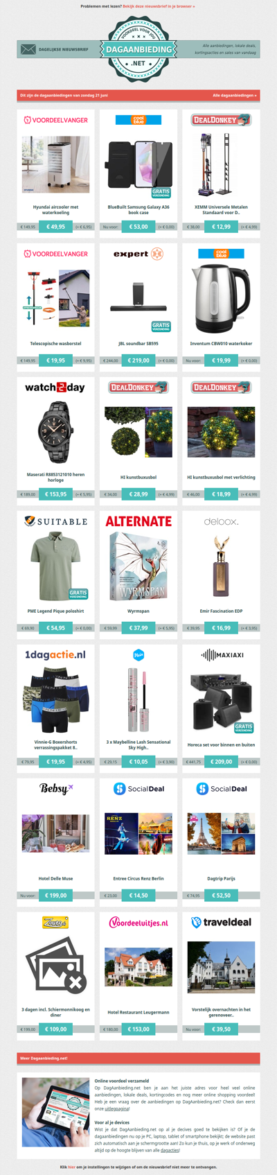 Beste Asda, alle dagaanbiedingen van zondag 21 juni