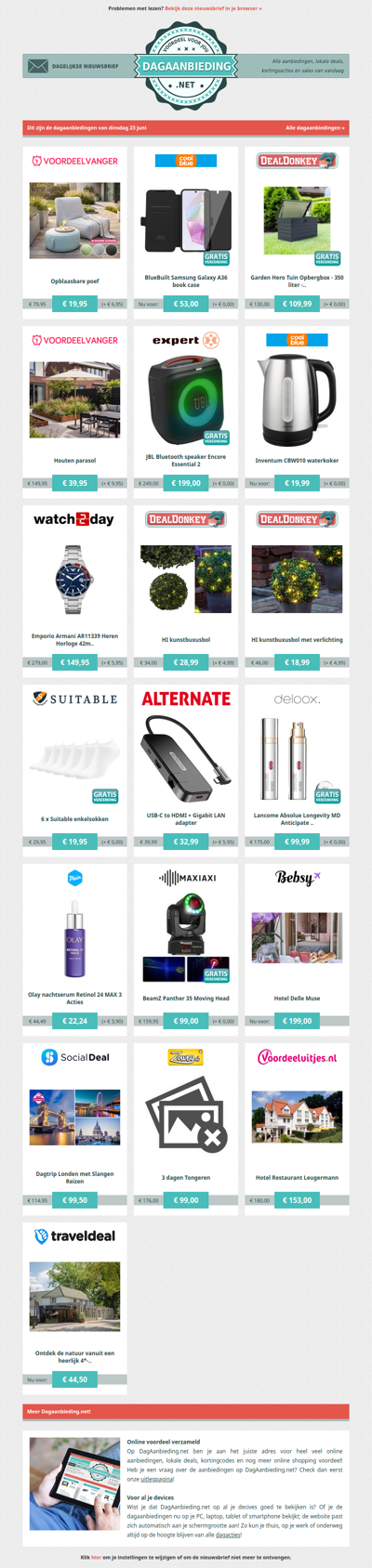 Beste Asda, alle dagaanbiedingen van dinsdag 23 juni