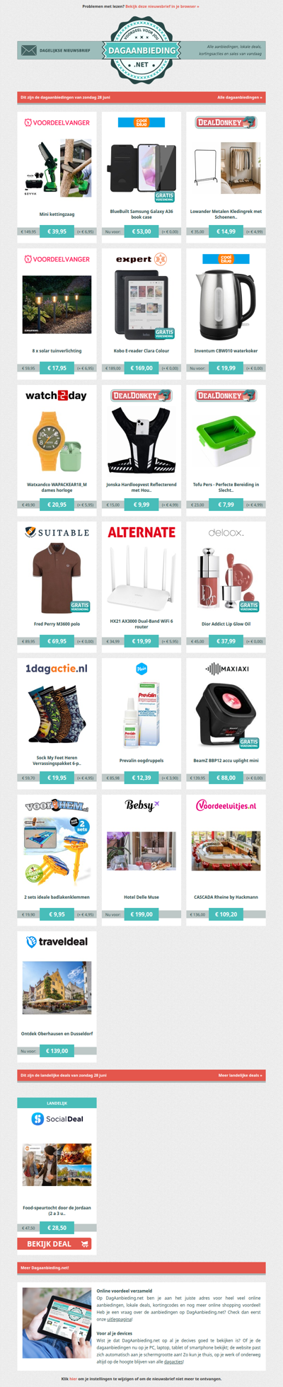 Beste Asda, alle dagaanbiedingen van zondag 28 juni