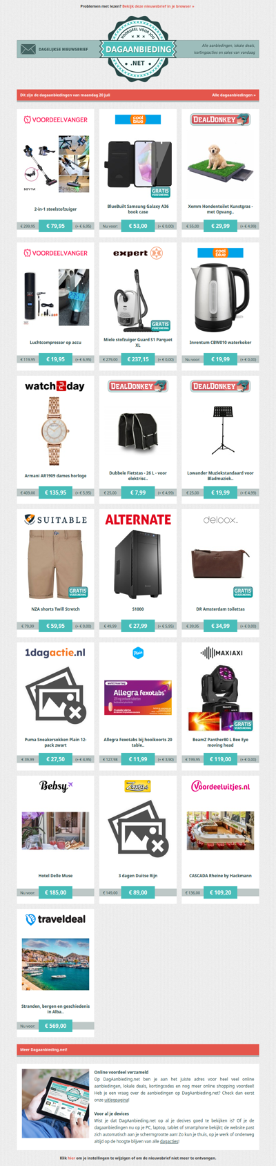 Beste Asda, alle dagaanbiedingen van maandag 20 juli