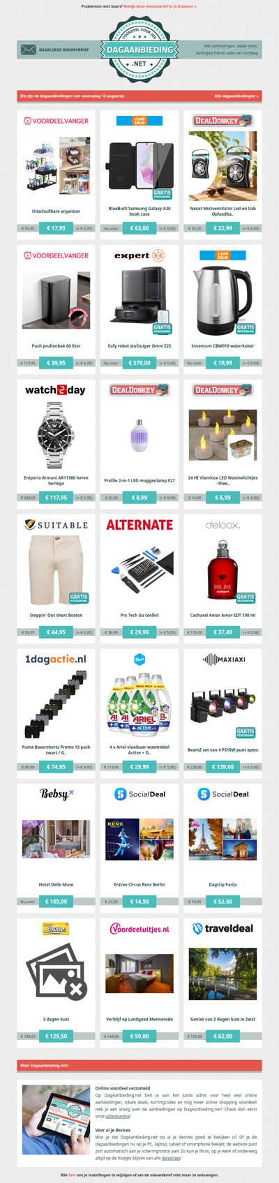 Beste Asda, alle dagaanbiedingen van woensdag 12 augustus
