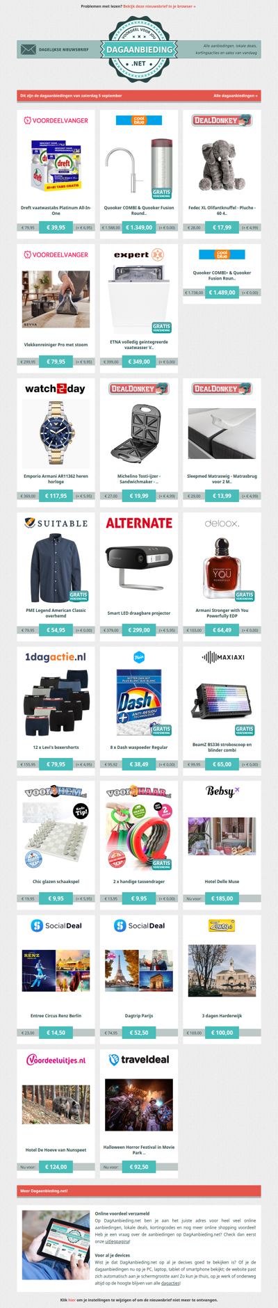 Beste Asda, alle dagaanbiedingen van zaterdag 5 september