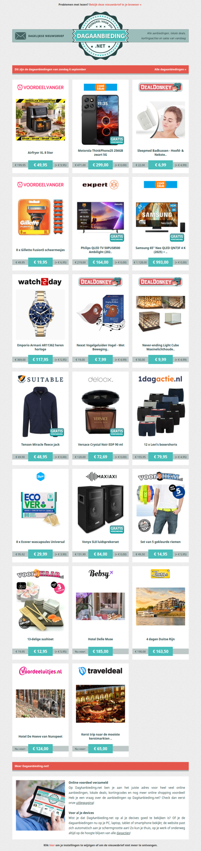 Beste Asda, alle dagaanbiedingen van zondag 6 september