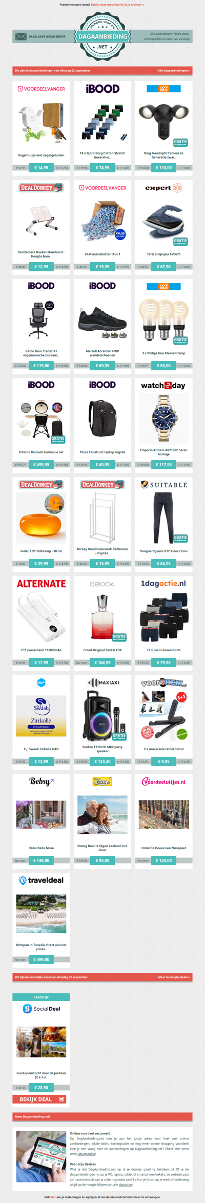Beste Asda, alle dagaanbiedingen van dinsdag 22 september