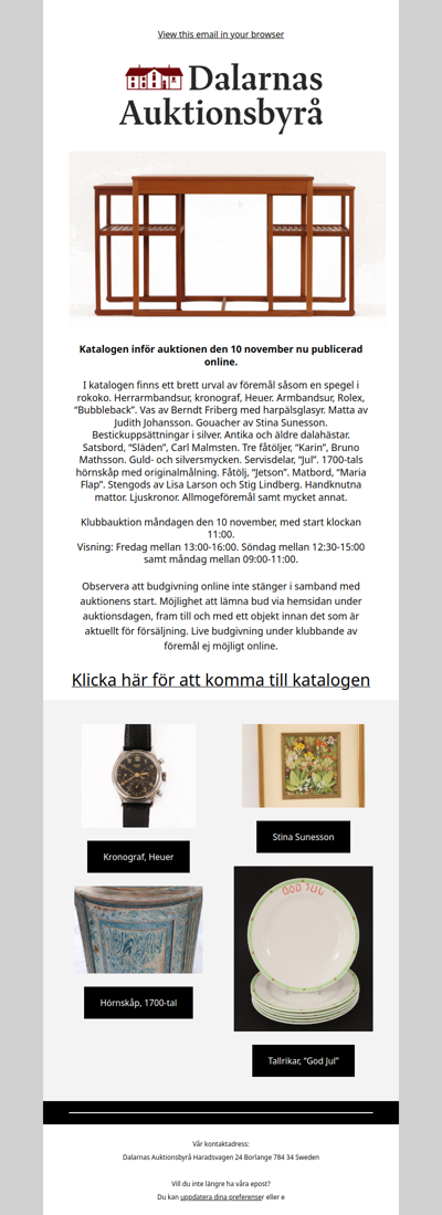 Katalog publicerad online