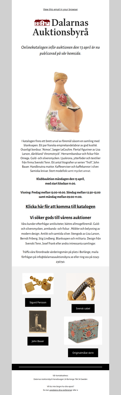 Katalog publicerad online