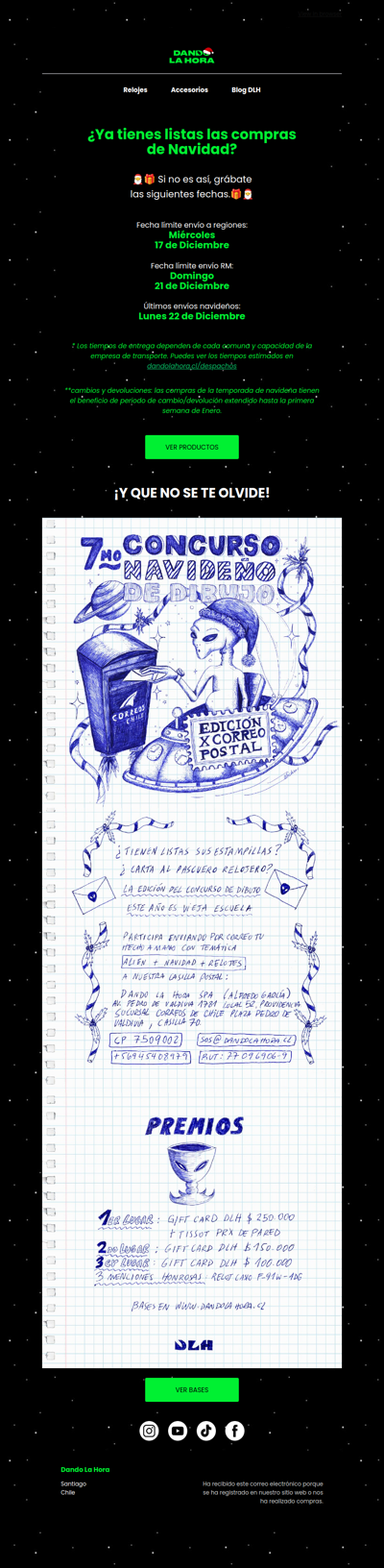 Envíos Navideños Relojeros 🚛