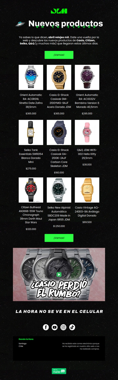 Novedades Abril en Dando la Hora