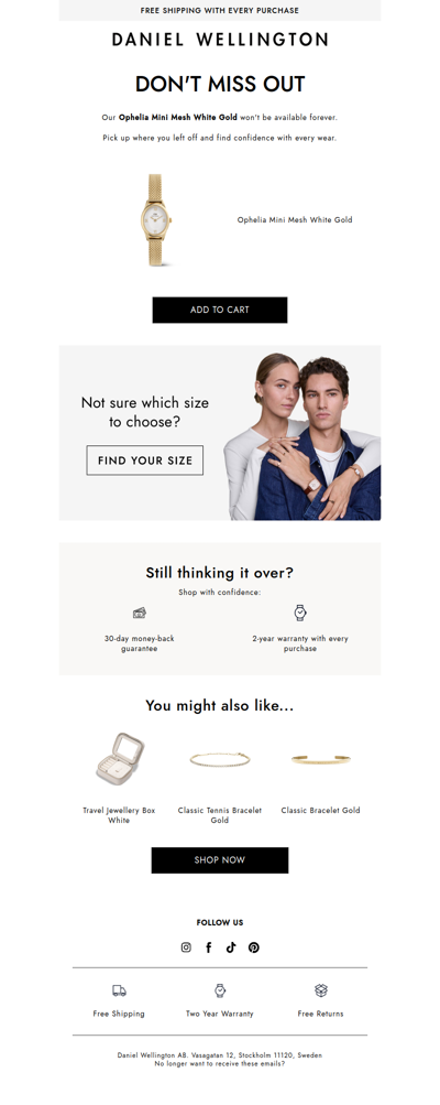 Hey, still thinking it over?