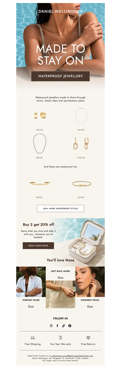 Jewellery made for summer days