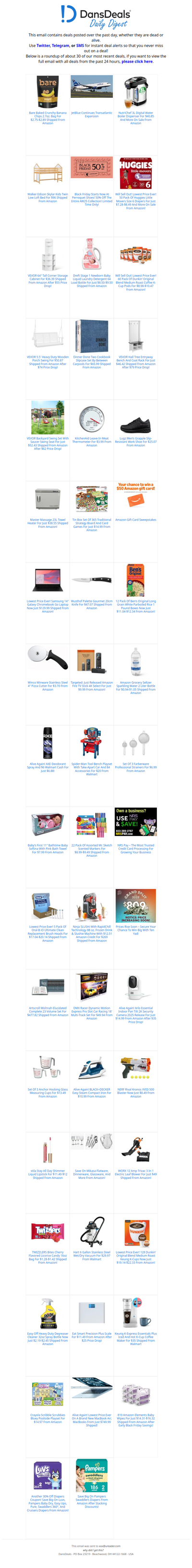 DansDeals Daily Digest for 11/19/2025