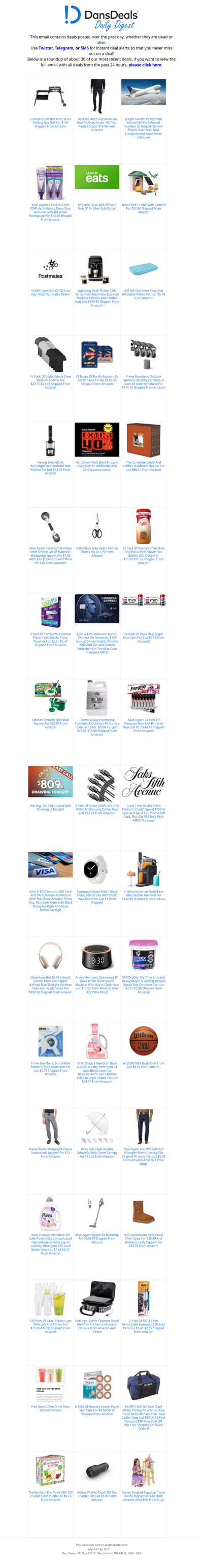 DansDeals Daily Digest for 11/26/2025