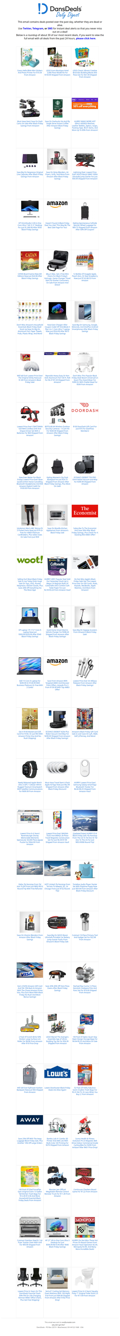 DansDeals Daily Digest for 11/28/2025