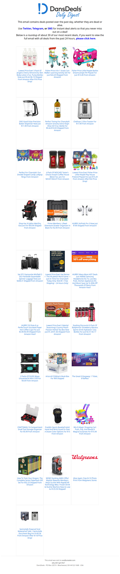 DansDeals Daily Digest for 12/11/2025