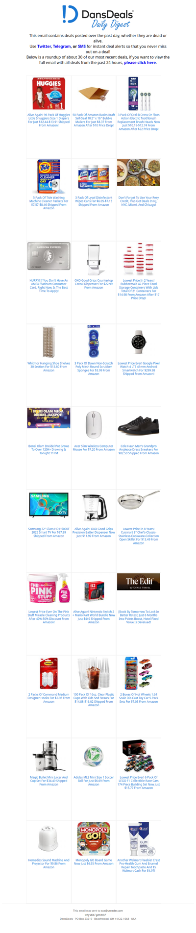 DansDeals Daily Digest for 12/22/2025