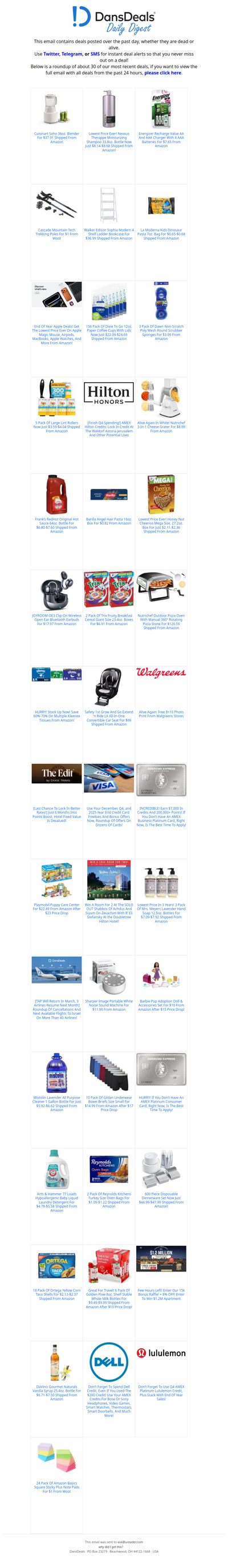 DansDeals Daily Digest for 12/23/2025