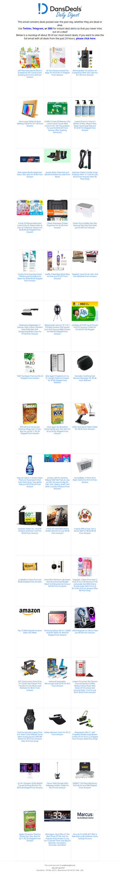 DansDeals Daily Digest for 12/28/2025