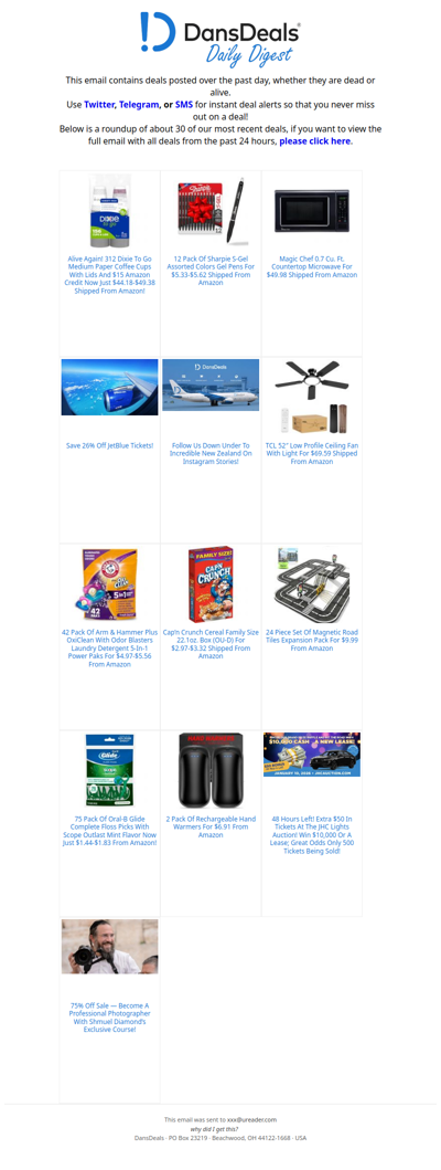 DansDeals Daily Digest for 01/05/2026