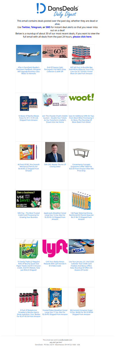 DansDeals Daily Digest for 01/07/2026