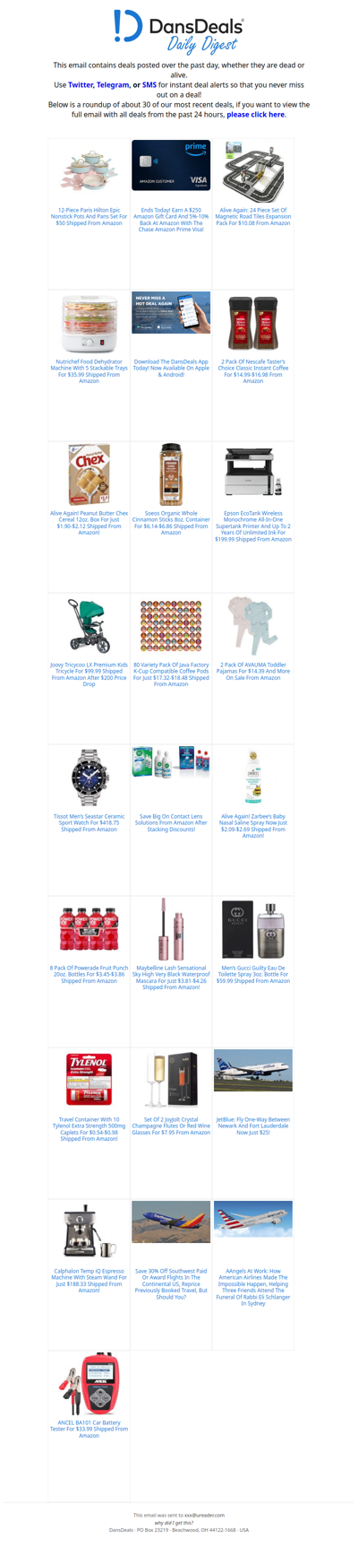 DansDeals Daily Digest for 01/08/2026