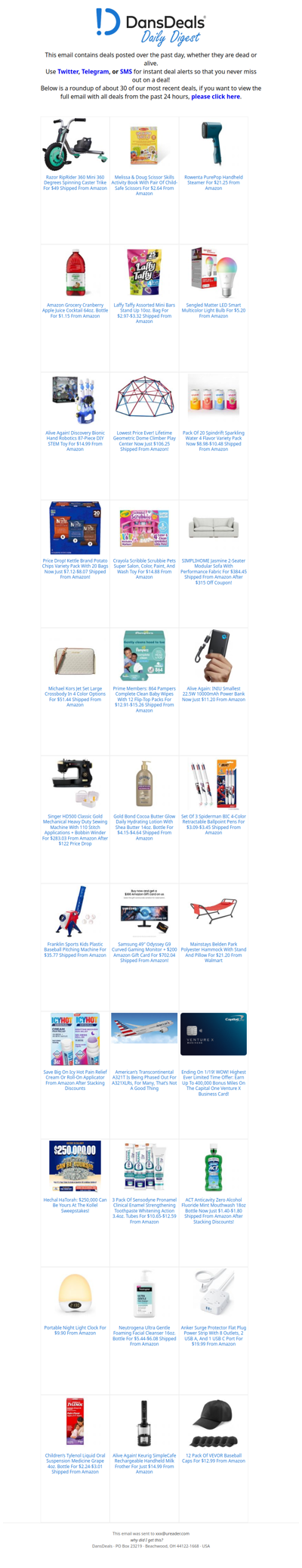 DansDeals Daily Digest for 01/09/2026