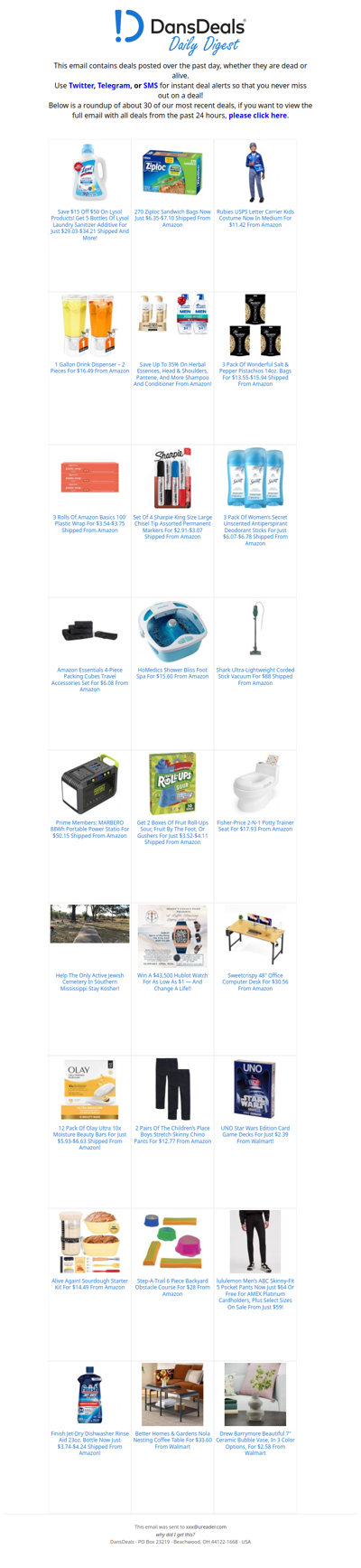 DansDeals Daily Digest for 01/16/2026