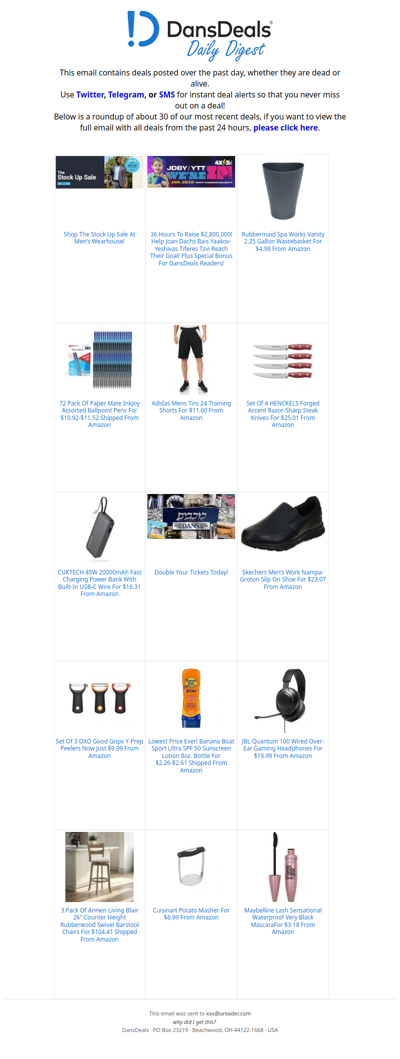 DansDeals Daily Digest for 01/18/2026