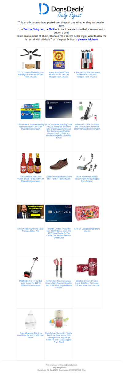 DansDeals Daily Digest for 01/21/2026