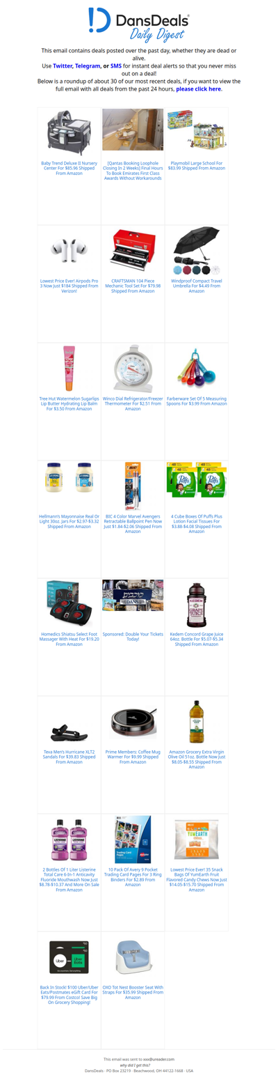 DansDeals Daily Digest for 02/01/2026