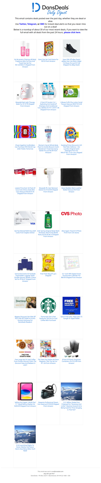 DansDeals Daily Digest for 02/09/2026